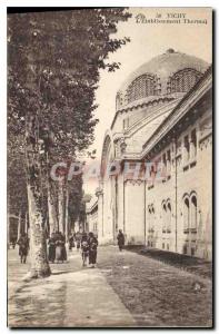 Old Postcard Vichy Thermal Establishment