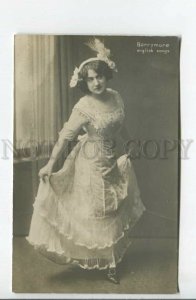 439508 Ethel BARRYMORE American MOVIE Broadway star english song photo postcard