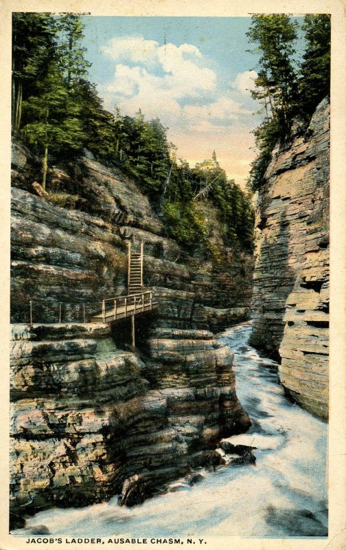 NY - Ausable Chasm. Jacob's Ladder