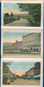 Port Jervis tri states City New York ny Postcard Folder foldout