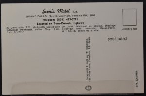 Grand Falls, New Brunswick (NB), Canada - Scenic Motel, On Trans Canada Highway