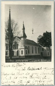 DUNELLEN NJ PRESBYTERIAN CHURCH 1936 VINTAGE REAL PHOTO POSTCARD RPPC