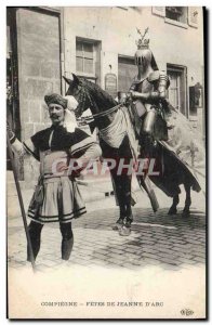 Old Postcard Fetes de Jeanne d & # 39Arc Compiegne