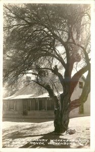 1940s Wickenburg Arizona Bar FX Ranch home Frasher RPPC Postcard 25-10876