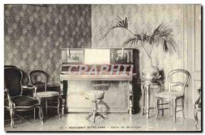 Old Postcard Orbec Boarding our Lady Piano music room