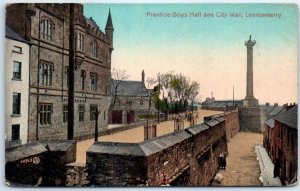 M-45744 Prentice Boys Hall and City Wall Londonderry Northern Ireland