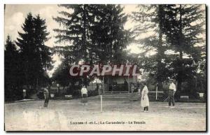 Old Postcard Tennis Luynes The Caranderie