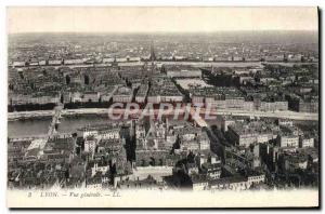 Old Postcard Lyon Vue Generale