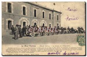 Postcard Old Automobile Mont Ventoux The terrace of & # 39observatoire