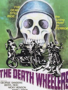 The Death Wheelers Hells Angels Motorcycle Zombies Film Postcard