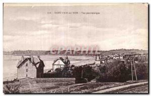 Old Postcard Saint pair sur mer Panoramic view