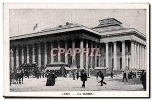 Old Postcard Paris Bourse