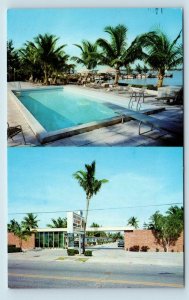 WEST PALM BEACH, FL Florida ~ LAKE SHORE COURT   c1950s Roadside Postcard