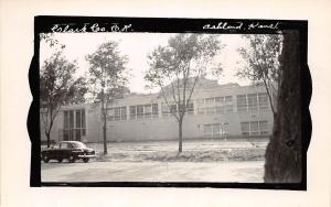 Kansas Ks Postcard Real Photo RPPC c1950 ASHLAND Clark County Court House