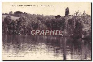 Old Postcard Le Bois D & # 39Oingt A Corner of the Lake