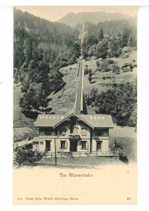 Switzerland - Murren. The Railway Station