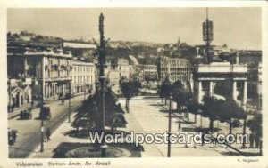 Real Photo British Arch Valparaiso Chile, Chilean, de Chile Unused 