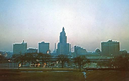 RI - Providence. Skyline