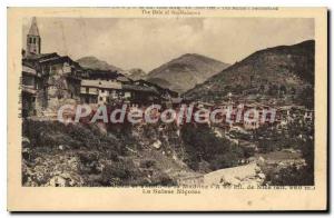 Postcard Old Saint Martin Vesubie Valley of the Madonna Switzerland Nicoise