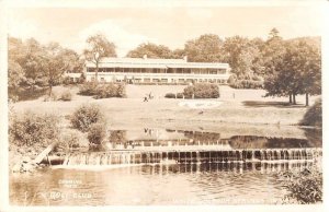 White Sulphur Springs West Virginia Golf Club Real Photo Postcard AA22656