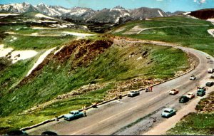 Colorado Rocky Mountains Grand Lak Tundra Curves On Trail Ridge Road