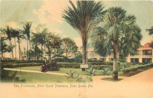 Postcard C-1905 Florida Palm Beach Promenade Hotel Royal Poinciana FL24-1095