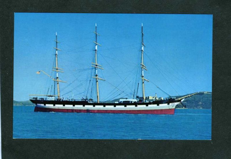 CA Balclutha Ship Sailing San Francisco California Postcard Star of Alaska