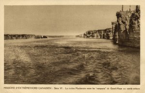 canada, Missions d'Extrême Nord Canadien, Mackenzie River 1920s Mission Postcard