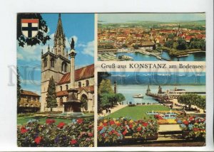 442189 Germany Gruss aus Konstanz am Bodensee tourist advertising Old postcard