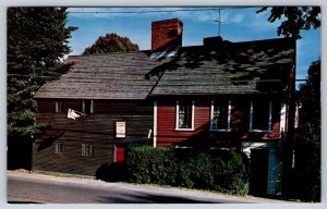 Sparrow House, Plymouth, Massachusetts, Vintage Chrome Postcard