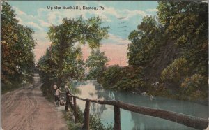 Postcard Up On the Bushkill Easton PA 1913