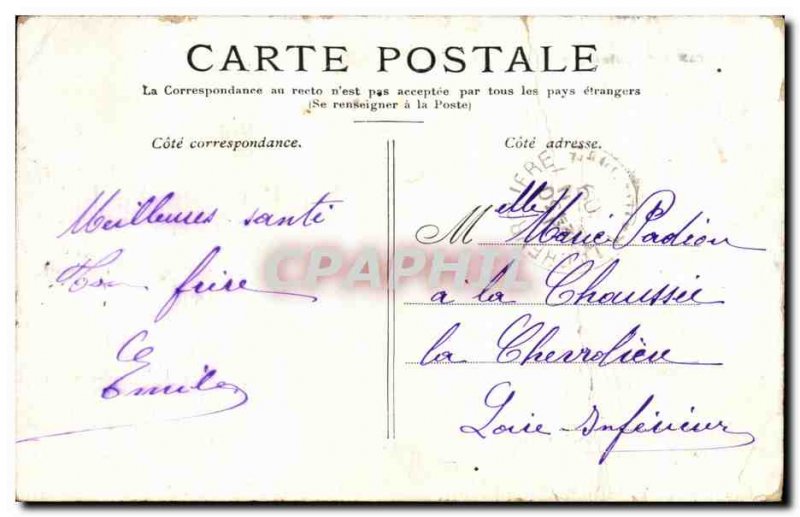 Old Postcard Royan Poutaillac View gemerale the Beach