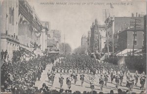 Postcard Inaugural Parade Looking Up 15th Street Washington DC