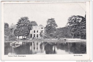 ROTTERDAM, Zuid-Holland, Netherlands, 1900-1910's; Vijver Park Honingen