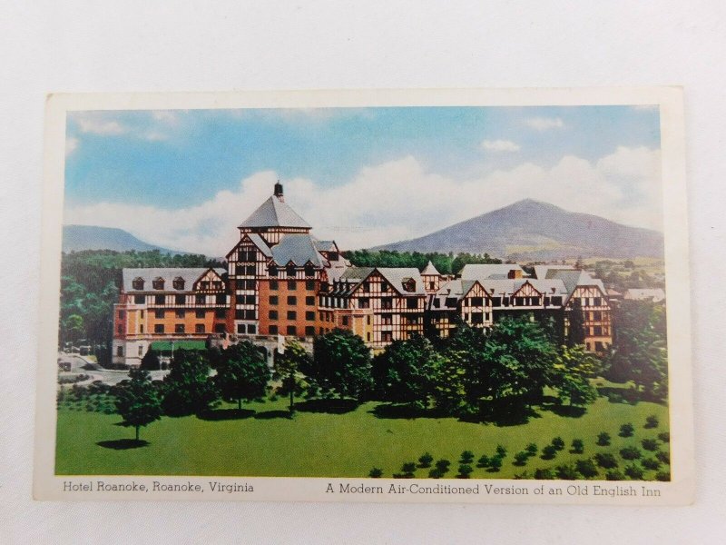 C.1920's-30's Hotel Roanoke, Roanoke, Virginia Vintage Postcard P28