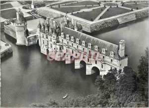 Modern Postcard A p 5 chenonceaux (i and l) Aerial view