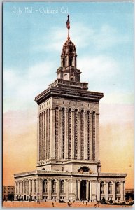 City Hall Oakland California CA Government Office Building Skyscraper Postcard