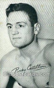 Rocky Castellani Boxer, Boxing Unused 