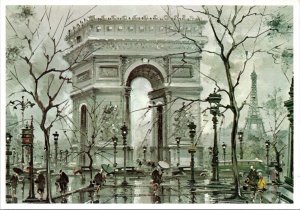 Postcard ART France Paris - Arc de Triomphe from Maurice Legendre