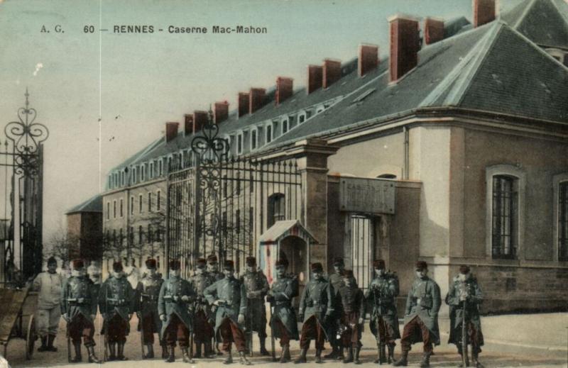 CPA Militaire - RENNES - Caserne Mac-Mahon (90077)