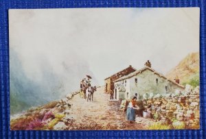 Vintage Kirkstone Pass Inn Cumbria United Kingdom Tuck's Oilette Postcard