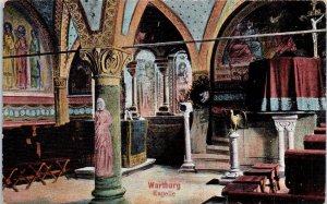 1910s Wartburg Chapel Eisenach Germany Postcard