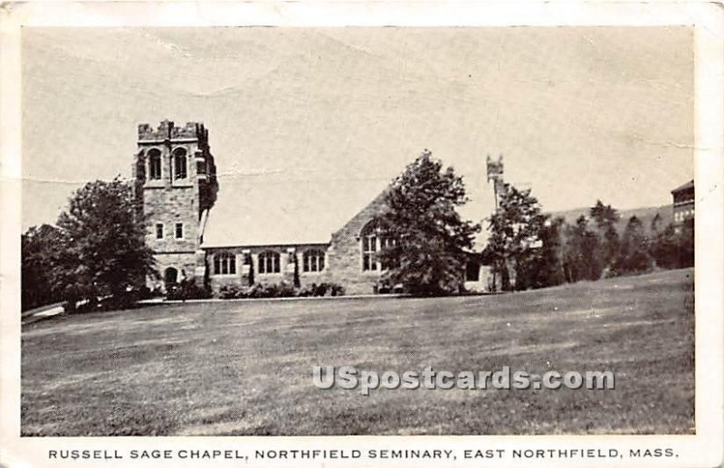 Russell Sage Chapel at Northfield Seminary - East Northfield, MA