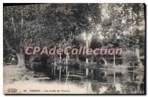 Postcard Old Yerres the banks of the Yerres