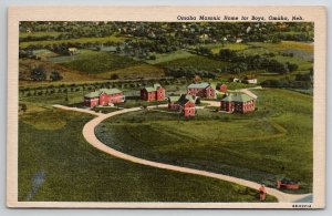 Omaha NE Masonic Home For Boys Nebraska Postcard O27