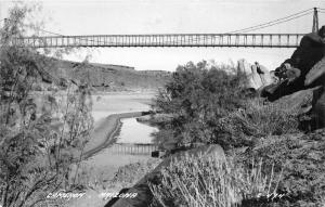 Bridge Cameron Arizona 1940s RPPC Photo Postcard 1766 Cook