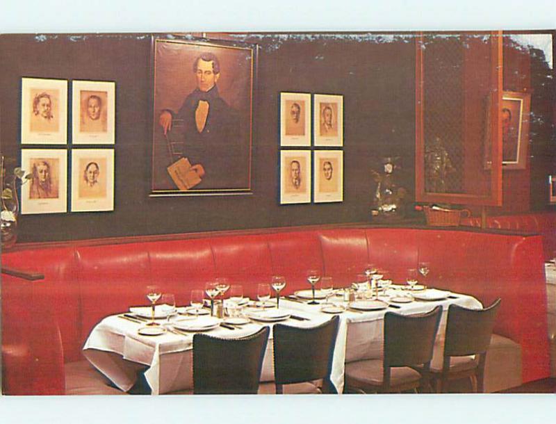 Unused Pre-1980 PRESS BOX RESTAURANT Manhattan New York NY p6384