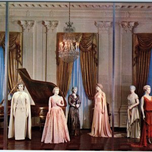 c1970s Washington DC Smithsonian First Ladies Hall Museum History Chrome PC A304