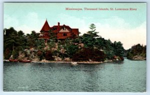 Mississauga Thousand Islands St. Lawrence River CANADA Postcard