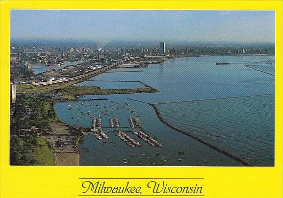 Exciting Aerial View Of Milwaukee Wisconsin